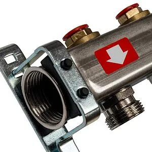 Группа коллекторная без расходомеров 7 отводов 1&quot;в/в x ¾&quot;ек Stout SMS 0922 000007, 4