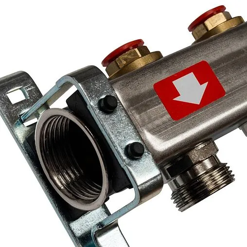 Группа коллекторная без расходомеров 7 отводов 1&quot;в/в x ¾&quot;ек Stout SMS 0922 000007