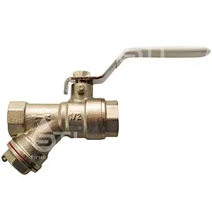 Кран шаровый с фильтром ½"в x ½"в STI 03.01.10015 Кран шаровый с фильтром ½"в x ½"в STI 03.01.10015, 3