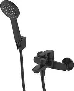 Смеситель для ванны IDDIS Ray чёрный матовый RAYBL02i02, 1