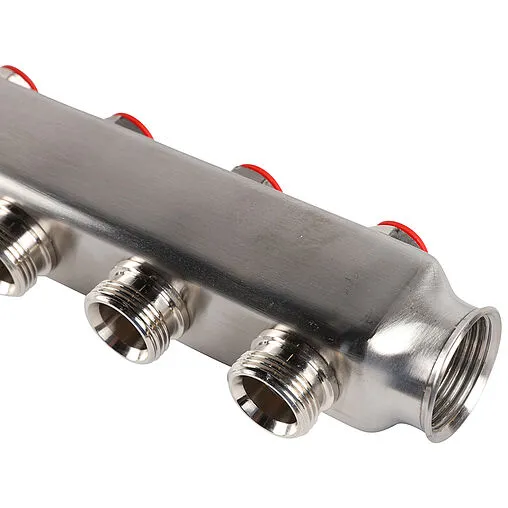 Группа коллекторная без расходомеров 11 отводов 1&quot;в/в x ¾&quot;ек Rommer RMS-3200-000011