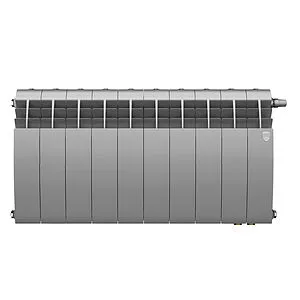 Радиатор биметаллический 10 секций нижнее правое подключение Royal Thermo Biliner 350 VR80 Silver Satin RTBSSVR8035010 Радиатор биметаллический 10 секций нижнее правое подключение Royal Thermo Biliner 350 VR80 Silver Satin RTBSSVR8035010, 2