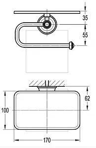 Держатель туалетной бумаги Swedbe Terracotta Art терракотовый 2544 Держатель туалетной бумаги Swedbe Terracotta Art терракотовый 2544, 2