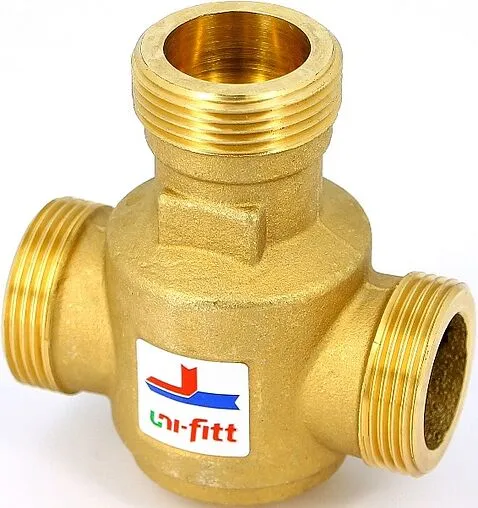 Трехходовой термостатический антиконденсационный клапан 1¼&quot; Kvs 9.0 Uni-Fitt 359G6095