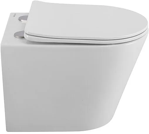 Унитаз подвесной безободковый BelBagno Flay-R белый BB053CHR/SC
