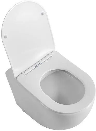 Унитаз приставной безободковый BelBagno Sfera-R белый BB2141CBR/SC Унитаз приставной безободковый BelBagno Sfera-R белый BB2141CBR/SC