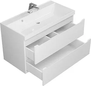 Тумба-умывальник подвесная Uperwood UPD Tanos 90 белый 291020228, 5