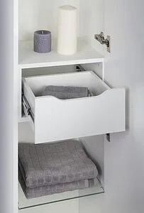 Шкаф-пенал напольный IDDIS Custo белый CUS40W0i97, 4