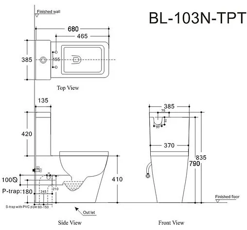 Унитаз-компакт безободковый Logan L2C белый 00261952+00261953