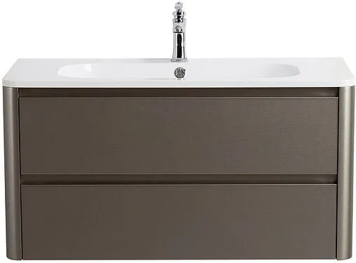 Тумба-умывальник подвесная Cezares Relax 100 сатин RELAX-1000-2C-SO-SAT-P+CZR-1000/480-LV-MR-NV