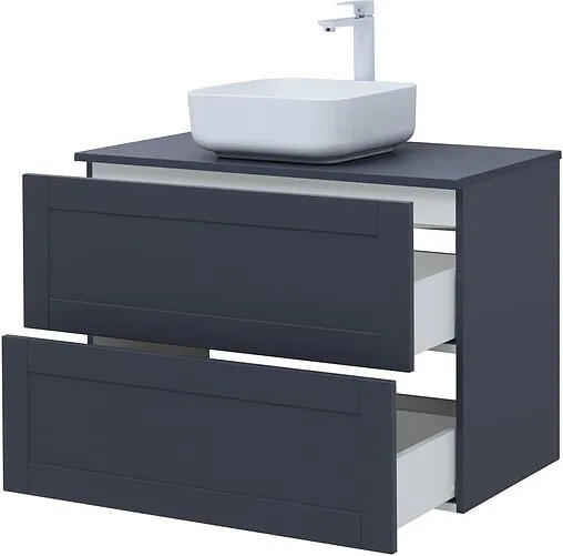 Тумба-умывальник подвесная Aquanet Терра 90 маренго 00313246+