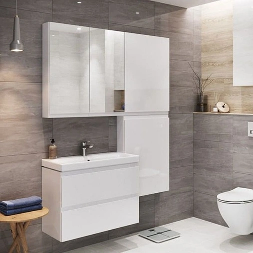 Шкаф-зеркало Cersanit Moduo 120 белый SB-SW-MOD40/Wh+SB-LS-MOD40/Wh+SB-LS-MOD40/Wh Шкаф-зеркало Cersanit Moduo 120 белый SB-SW-MOD40/Wh+SB-LS-MOD40/Wh+SB-LS-MOD40/Wh