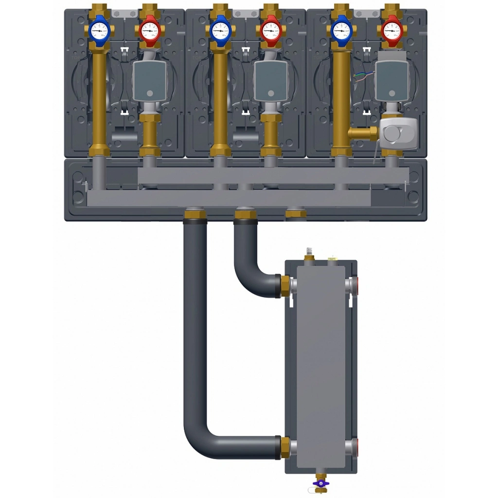 Гидрострелка 4 м³/час до 44 кВт 1½&quot;н x 1½&quot;н WATTS HW80/120 10010376