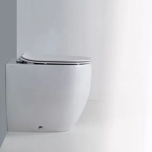 Крышка-сиденье для унитаза с микролифтом Kerasan Flo Slim белый матовый 319130