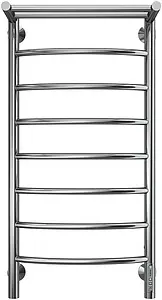 Полотенцесушитель электрический лесенка Terminus Классик с/п П8 400х850 электро quick touch полированная сталь 4670078531407, 3