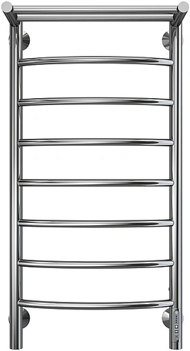Полотенцесушитель электрический лесенка Terminus Классик с/п П8 400х850 электро quick touch полированная сталь 4670078531407