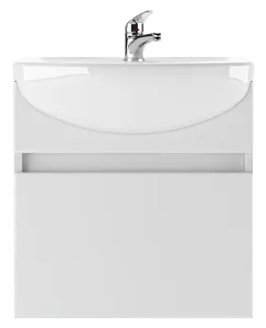 Тумба под умывальник подвесная Айсберг Исеть 55 белый DA3006T, 3