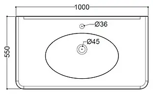 Раковина Kerasan Retro 100 белый 1049K0 bi*1 cr legs Раковина Kerasan Retro 100 белый 1049K0 bi*1 cr legs, 2