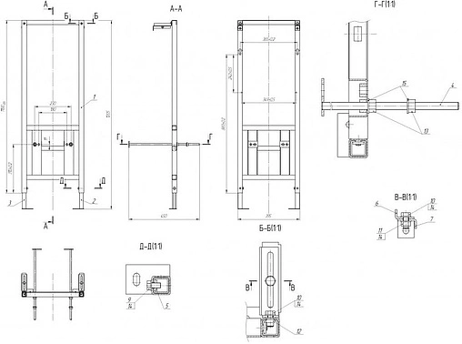 Инсталляция для подвесного унитаза Cersanit Link Pro S-IN-MZ-LINK_PRO