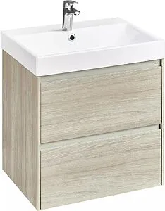 Тумба-умывальник подвесная Roca Ona 60 дуб светлый A857613512+ZRU9307561, 1