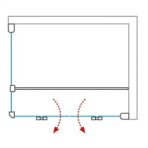Душевое ограждение 1300x1000мм прозрачное стекло Roltechnik Elegant Line GDN2+UB/1300*1000 138-1300000-00-02+729-1000000-00-02 Душевое ограждение 1300x1000мм прозрачное стекло Roltechnik Elegant Line GDN2+UB/1300*1000 138-1300000-00-02+729-1000000-00-02, 4