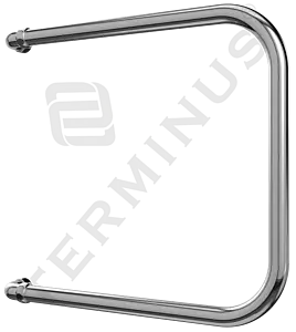 Полотенцесушитель водяной Terminus П-образный AISI 32х2 500х500 полированная сталь 4620768881374 Полотенцесушитель водяной Terminus П-образный AISI 32х2 500х500 полированная сталь 4620768881374, 2