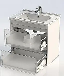 Тумба-умывальник Aquanet Тулон 65 белый 00183394+00182318 Тумба-умывальник Aquanet Тулон 65 белый 00183394+00182318, 4