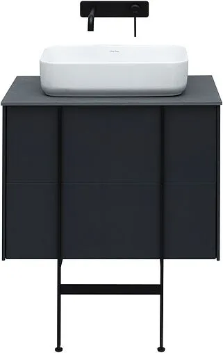 Тумба под умывальник подвесной Allen Brau Reality 70 антрацит 1.32004.AM