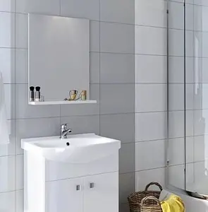 Зеркало Cersanit Melar 50 белый B-LU-MEL Зеркало Cersanit Melar 50 белый B-LU-MEL, 3