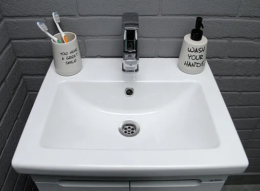 Тумба под умывальник напольная Айсберг Como 50 белый DA2503T