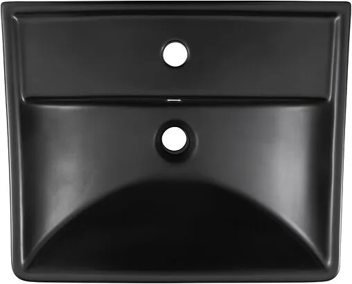 Раковина Aquanet Ирис 50 черный матовый 00329246