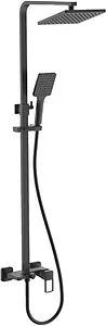 Душевая система со смесителем для ванны IDDIS Bild чёрный матовый BILBL1Fi06, 1