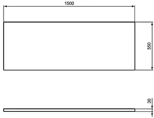 Панель для ванны фронтальная Ideal Standard i.life 150 белый T478301 Панель для ванны фронтальная Ideal Standard i.life 150 белый T478301, 2