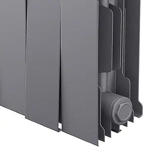 Радиатор биметаллический 18 секций Royal Thermo PianoForte 200 Silver Satin RTPSS20018, 4