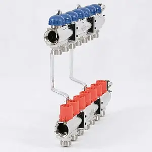 Группа коллекторная без расходомеров 7 отводов 1&quot;в/в x ¾&quot;ек Uni-fitt 441E4307, 4