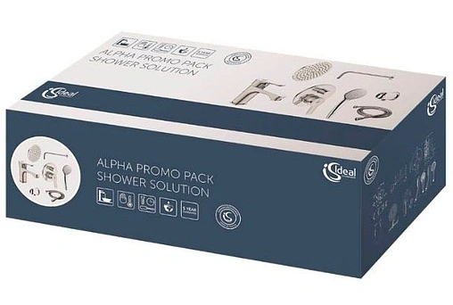 Комплект для душа 7 в 1 Ideal Standard Alpha хром BD003AA