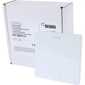 Беспроводной комнатный терморегулятор 24В Rehau Nea Smart 2.0 HRW белый 13280121003, 5