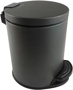 Ведро для мусора Aquatek Вега чёрный матовый AQ4016MB, 1