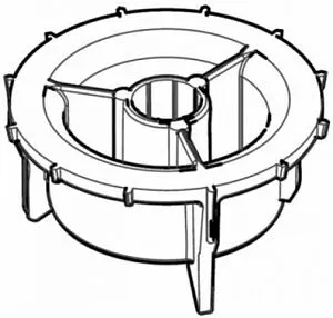 Редуктор скорости смыва OLI Expert Plus 014874, 2