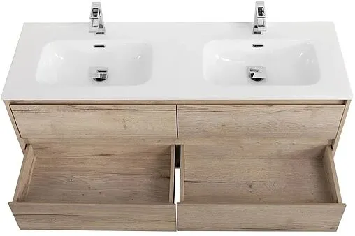 Тумба под умывальник подвесная BelBagno KRAFT 140 Rovere Galifax Bianco KRAFT-1400-4C-SO-2-RGB