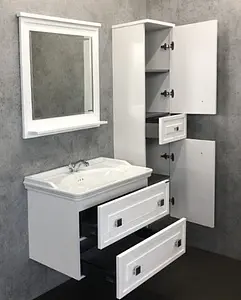 Тумба-умывальник подвесная Comforty Феррара 80 белый 00004151060CF Тумба-умывальник подвесная Comforty Феррара 80 белый 00004151060CF, 5