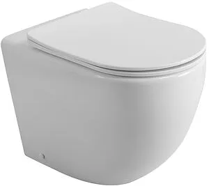 Унитаз приставной безободковый BelBagno Sfera-R белый BB2141CBR/SC, 1