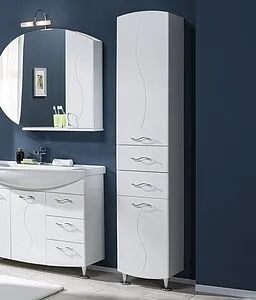 Шкаф-пенал напольный Aquanet Моника 40 R белый 00186777 Шкаф-пенал напольный Aquanet Моника 40 R белый 00186777, 4
