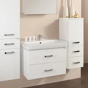 Тумба-умывальник подвесная Aquaton Америна 70 белый 1A1376K1AM010, 3