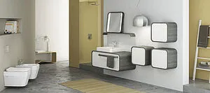 Шкаф ISVEA Soffice 46 белый/дуб серый 23SQ9017046I Шкаф ISVEA Soffice 46 белый/дуб серый 23SQ9017046I, 5