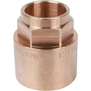 Муфта пайка переходная 15мм x ½"в Sanha 4270g 142701512 Муфта пайка переходная 15мм x ½"в Sanha 4270g 142701512, 3