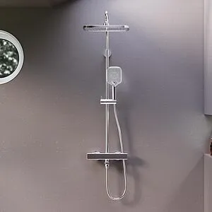 Душевая система с термостатом для ванны Damixa Gala хром 953810000 Душевая система с термостатом для ванны Damixa Gala хром 953810000, 4