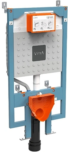 Комплект 5 в 1 VitrA S40 9860B003-7200 с кнопкой хром глянцевый