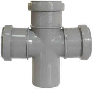 Крестовина одноплоскостная внутренняя D=50x50x50мм Угол 87° Политэк 135590, 1