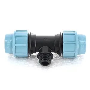 Тройник компрессионный переходной 32мм x ¾"н x 32мм Unidelta 1010032003 Тройник компрессионный переходной 32мм x ¾"н x 32мм Unidelta 1010032003, 3